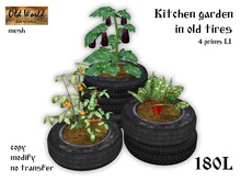 Kitchen garden in old tires - Old World - Urban / Hobo Furniture