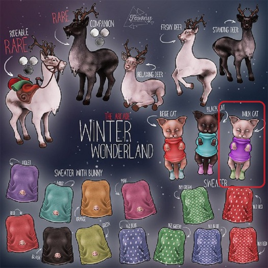 Fawny - Winter Wonderland.Cat - Milk