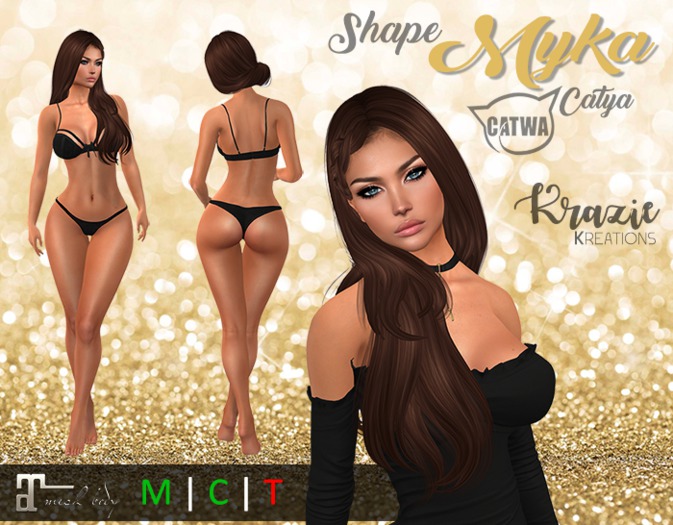 *Kk* Myka Shape for Catwa Bento Head Catya : Maitreya Body