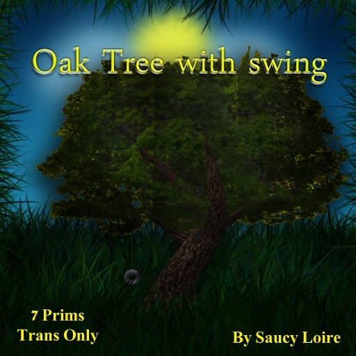 Oak Tree With Tire Swing #1