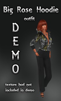 Second Life Marketplace - Big Rose Outfit DEMO