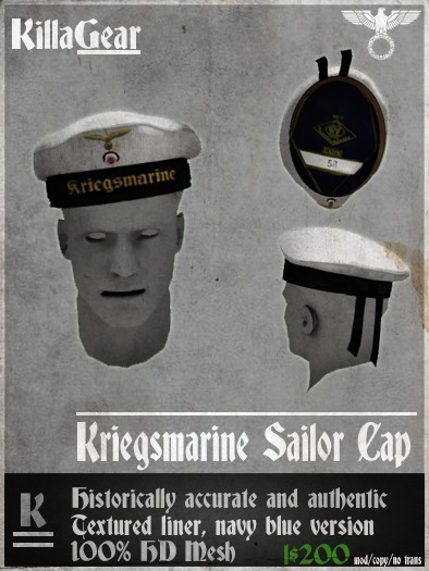 [KILLAGEAR] German Sailor Cap
