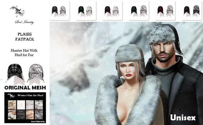 Soul Identity Alex Hunter Hat Plaid FATPACK BOXED BOXED