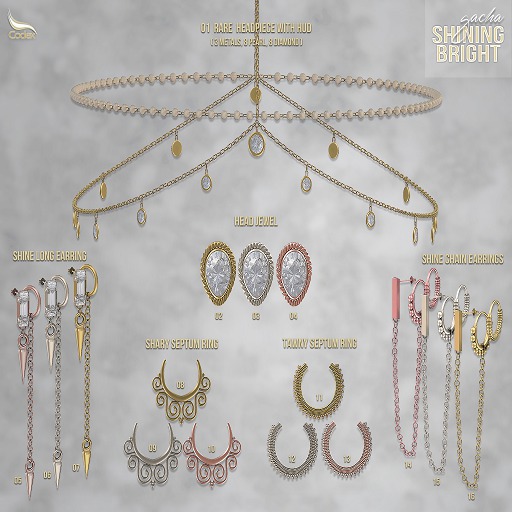 11 CODEX TAWNY SEPTUM RING GOLD
