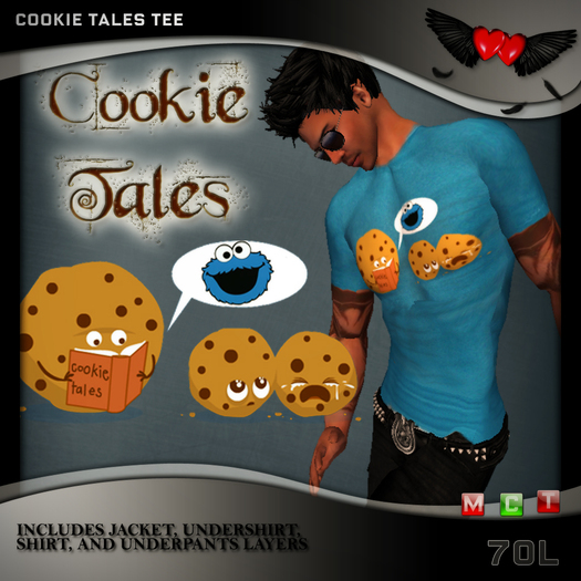 .:[AMAME]:. Cookie Tales Tee