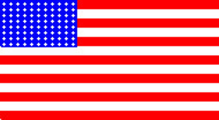 USA Flag Texture Full Perm (boxed)