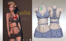 GLITTER - SUMMER Fitmesh Outfit Blue Ciel