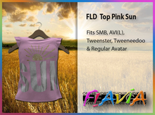 Flavia Designs FLD. Top Pink Sun