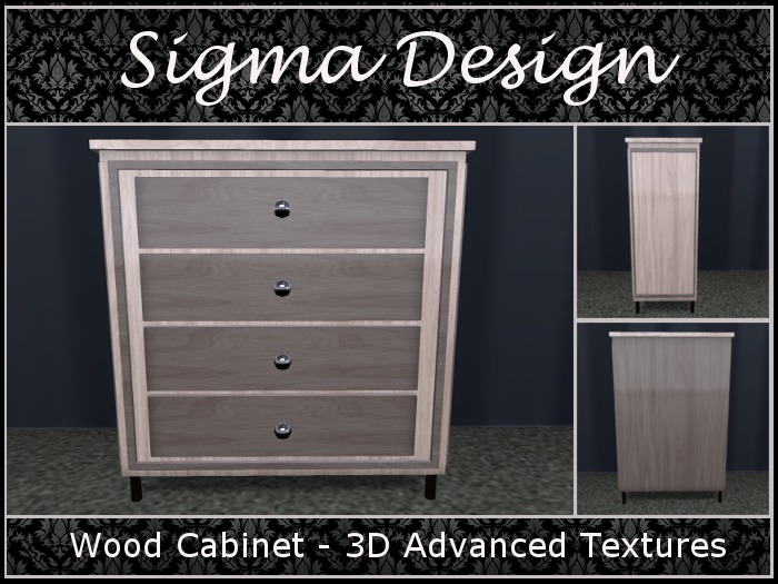 !SD! Pale Wood Cabinet