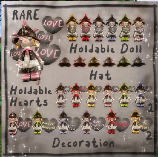 * Lil Valentine pixie * Green Holdable