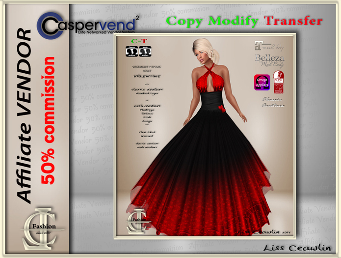 LC Affiliate Vendor [Valentine's] - Valentine Gown [3 Vendors]
