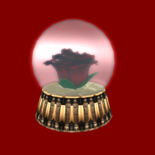 Rose Globe Spinning, 2 Li, Boxed