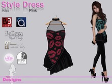 Style Dress Kiss Pink