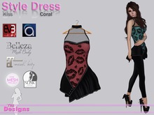 Style Dress Kiss Coral