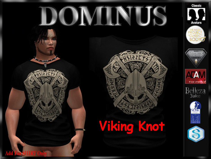 ~DOMINUS~Viking Knot  TSHIRT (BOXED)
