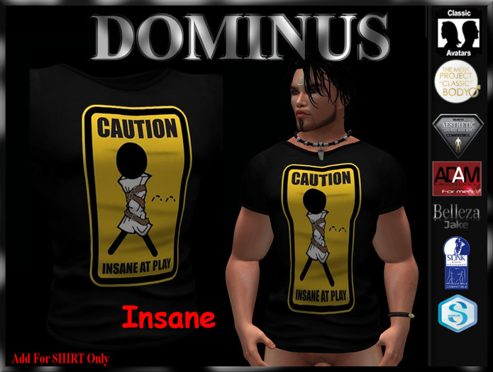 ~DOMINUS~ Insane TSHIRT (BOXED)