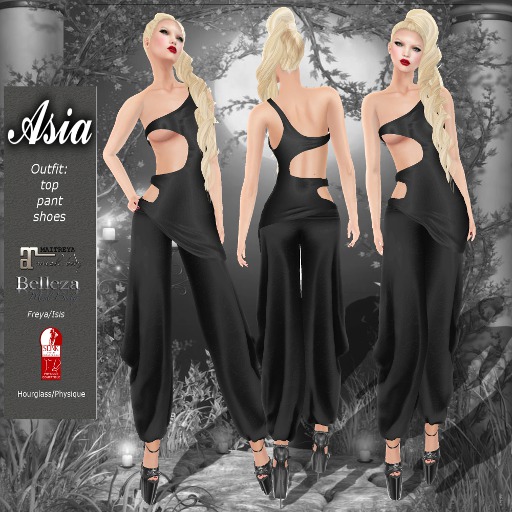 *ASIA* AIDA BLACK