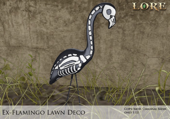 {LORE} Ex-Flamingo Lawn Deco