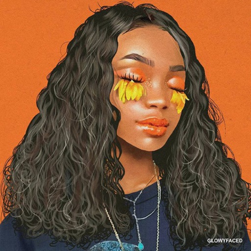 Floral Lashes Poster