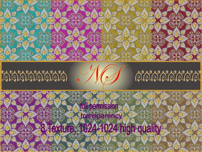 Ns- texture textil (tr)flowers Sapphire(bri)