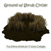 T-Spot Dark Ground with Shrub Circle - Full Perm Sculpt & Mesh - LI=2