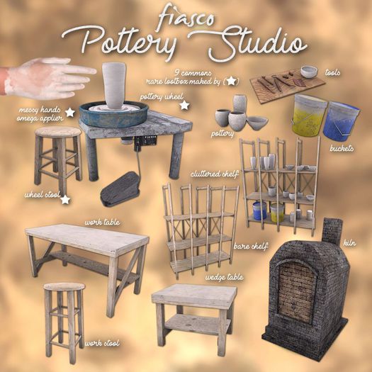 Fiasco - Pottery Studio Messy Hands RARE Boxed