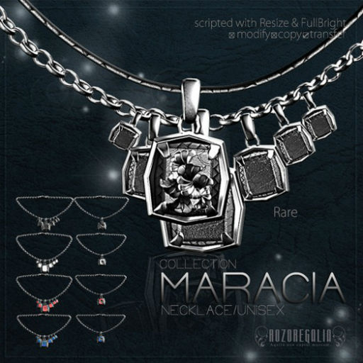 ROZOREGALIA_MARACIA*NECKLACE2[BLUE]