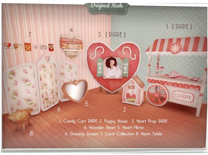 i { DH } Gacha! Very Valentine Heart Mirror