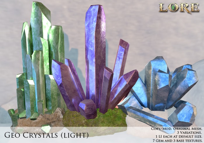 {LORE} Geo Crystals (light)