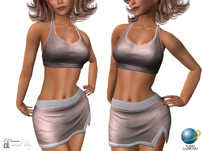 Planet Lumyai Santorini Outfit - Desert Pink