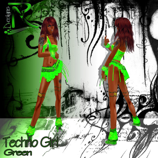 Techno Girl green - Ronjas RDesignS Collection by Ronja Pera (Retail Box) 