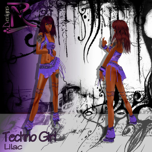 Techno Girl lilac - Ronjas RDesignS Collection by Ronja Pera (Retail Box) 