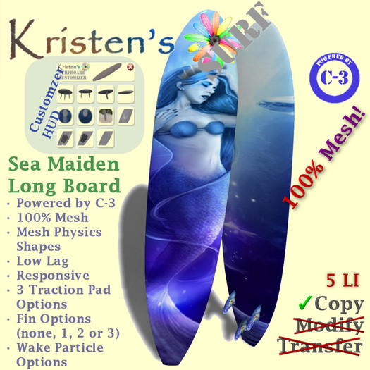 Kristen's @ - Longboard Sea Maiden