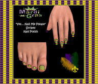 MARDI NAILS STRIPES PLAIN BOX