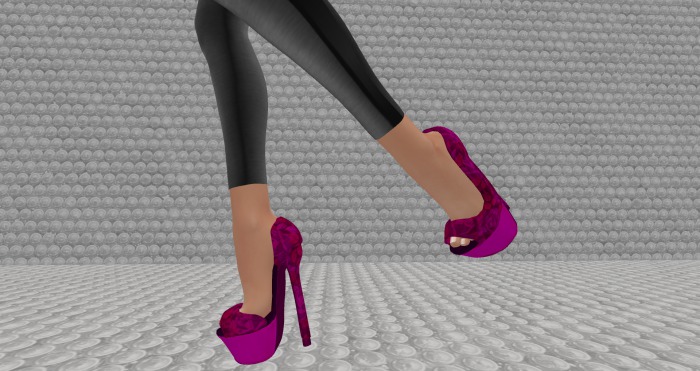 Pink Rosey Peeptoes (Slink High)