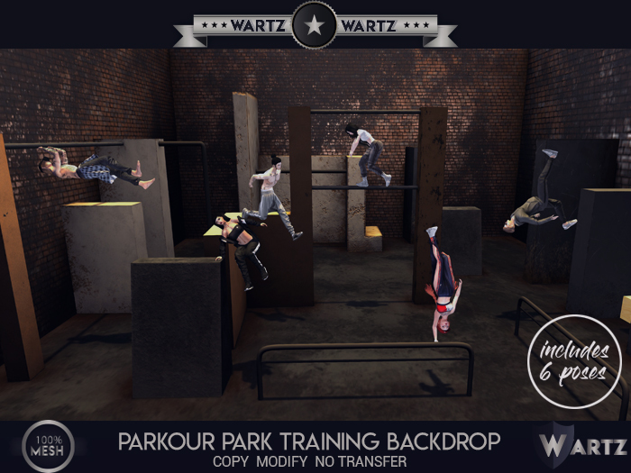[WARTZ] Parkour Park Training with Poses