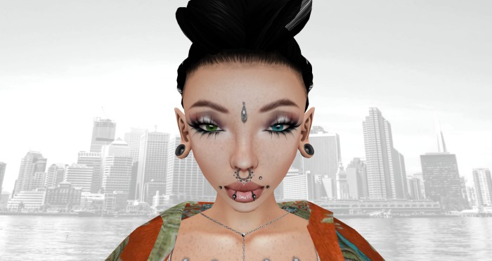 :::Sn@tch Jeweled Bindi (Silver):::