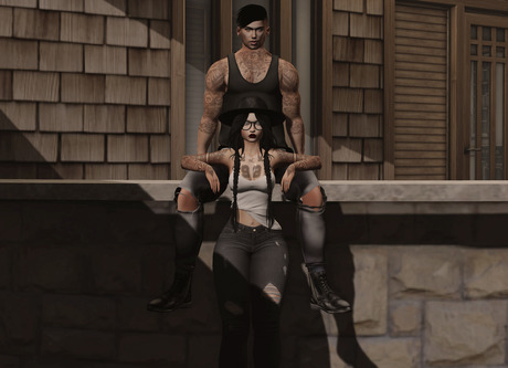 Second Life Marketplace - *MB* pose couple The Dark Side