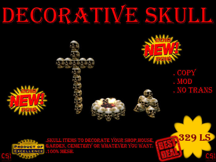 Decorative Skull (box)