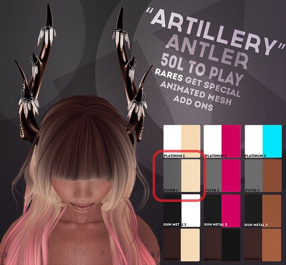 [AUX] Artillery Antler - Puter -1-