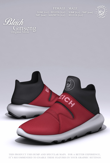 Bleich - Mesh Ginseng - Red