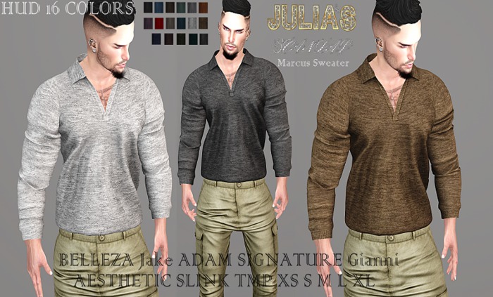 ! Julia's Scandal Marcus Sweater