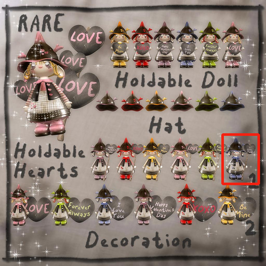 * Lil Valentine pixie * Blue Decoration 1