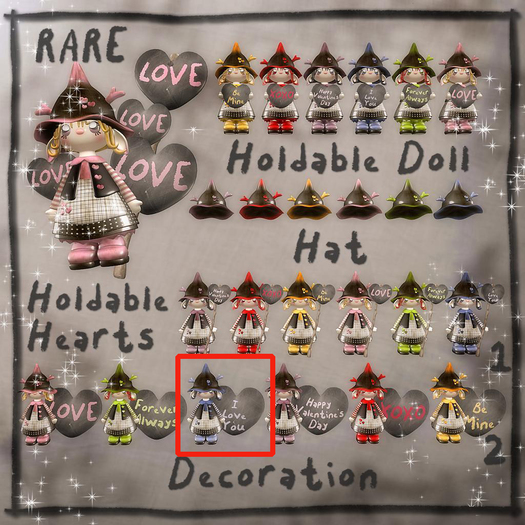 * Lil Valentine pixie * Blue Decoration 2