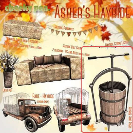 :CP: Asher's Hayride Fruit Press