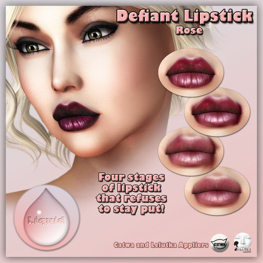 Liquid ~ Defiant Rose ~ Lipstick 