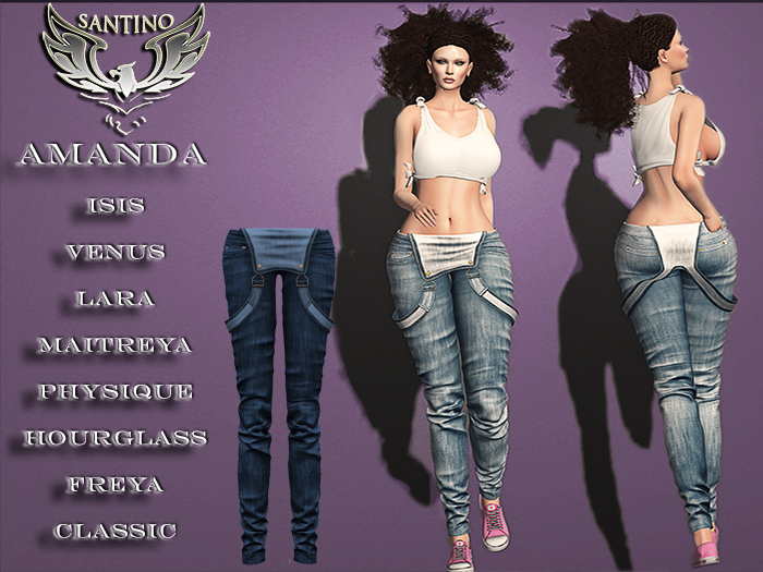 Santino Design-Jean Overall-Darkblue