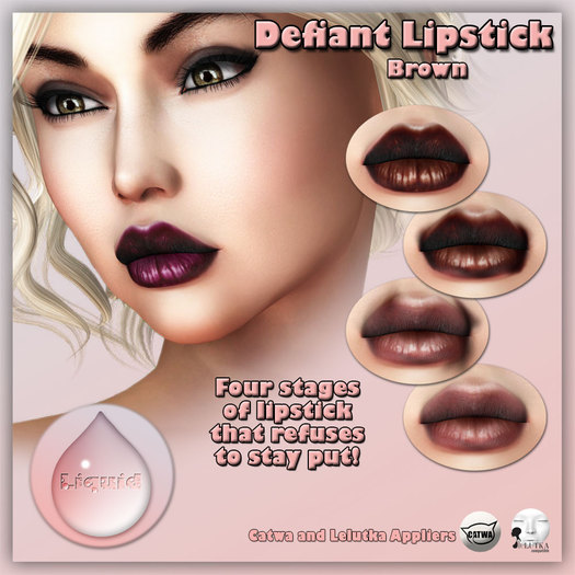 Liquid ~ Defiant Brown ~ Lipstick  