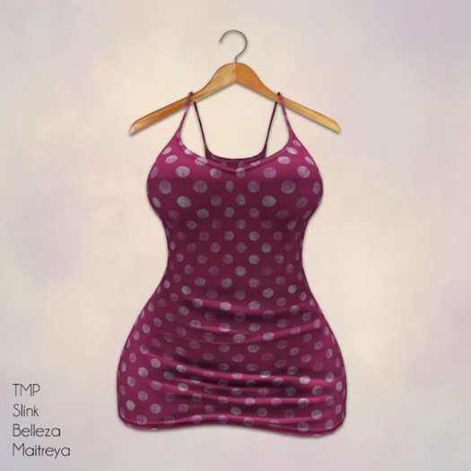 {MYNX} Micro Mini - Pink Polka