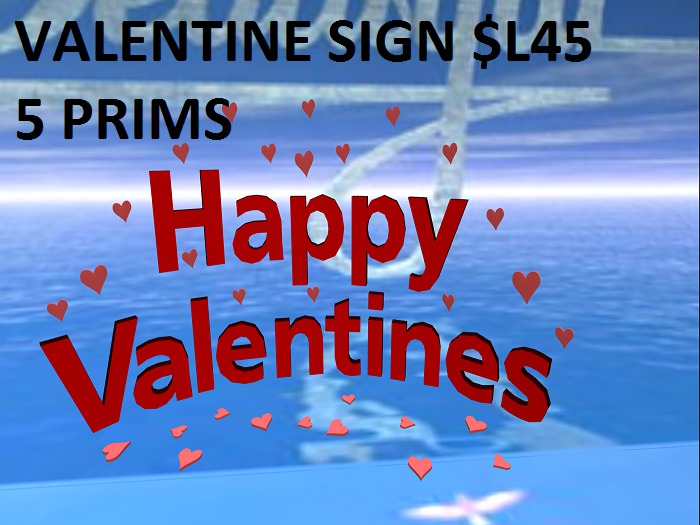 VALENTINE SIGN